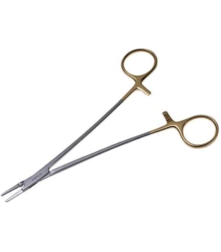 Amazon.co.jp: ライダー持針器 TC付 13.0cm（先端幅： 1.0mm、細い縫合